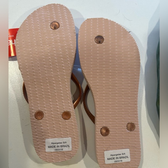 NWT Havaiana Slim Flip Flop in Ballet Rose 9/10 - Picture 3 of 5